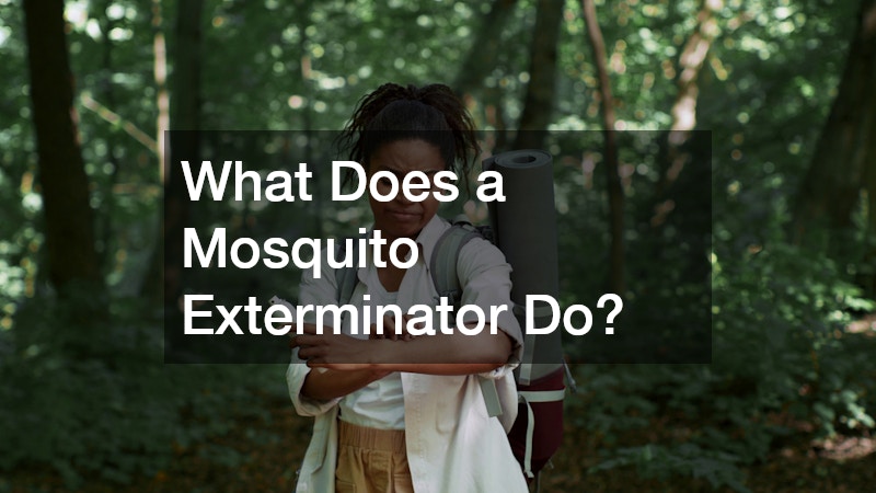 What Does a Mosquito Exterminator Do?